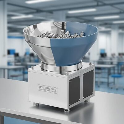 70dB 미만 진동 볼 피더, 연마 또는 PU 코팅 볼 마감으로 맞춤 제작, 조용하고 부품 취급