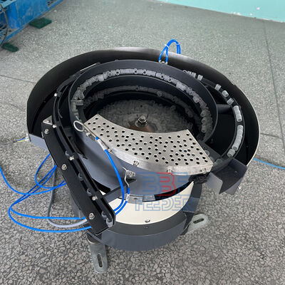 속도 고객 요구 사항에 따라 진동 컵 피더 500mm X 500mm X 400mm 컵 마무리 닦기 또는 PU 코팅