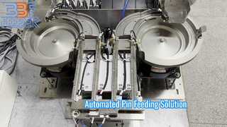 주문을 받아서 만들어진 자동적인 304 스테인리스 전기 연결관 금속 핀 진동 그릇 지류